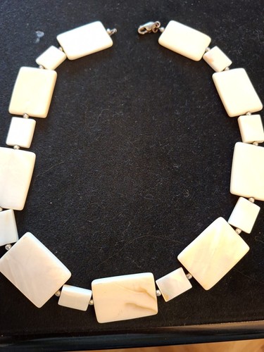 Originelle perlmuttkette mit - originelle,