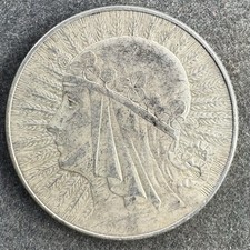 5 Zlotych 1933 Polen Polonia