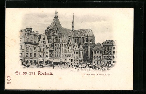 Rostock meckl markt - rostock, i.