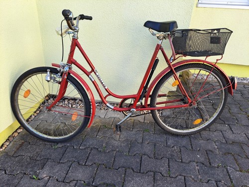 Mifa damenfahrrad rot zoll - damenfahrrad,