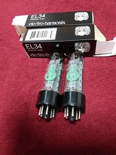 Electro-Harmonix EL34 Vakuumröhre - Gebraucht, Gebrauchsspuren, Funktioniert
