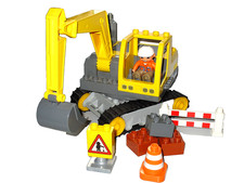 LEGO Duplo 🚧 Großer Raupenbagger 4986  Bagger Baustellen  Zubehör🚧