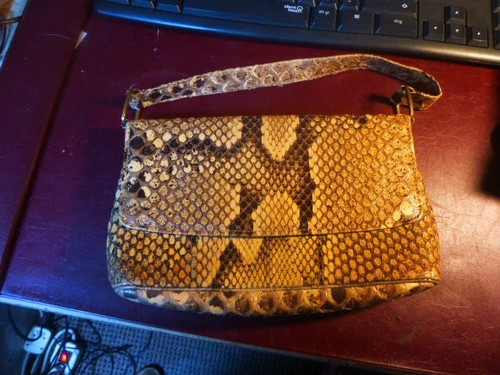 Damenhandtasche clutch python - damenhandtasche,
