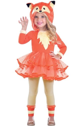 Fuchs kostüm kleid - kleid, orange