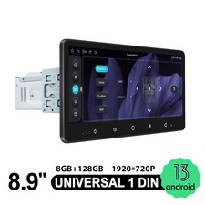 JOYING 8+128GB 8,9 Zoll Touchscreen 8-Kern CarPlay Android 13 Autoradio GPS Navi