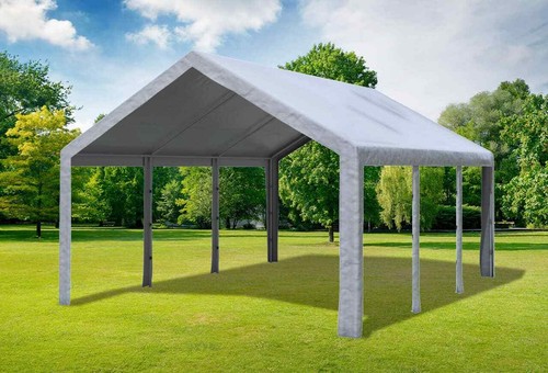 Partyzelt 4x6 grau festzelt - 4x6, pe