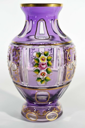 Böhmen glas vase - bÖhmen, °