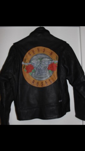 Biker lederjacke mit - biker,