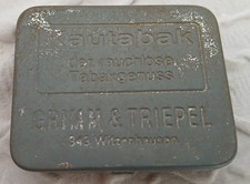 Alte tabakdose blechdose - alte,