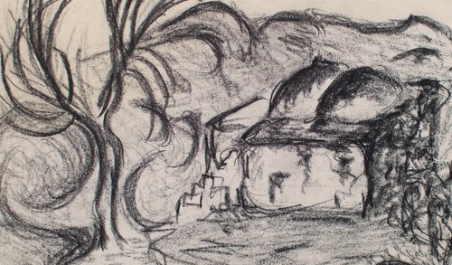 Berglandschaft abstrakt - berglandschaft,