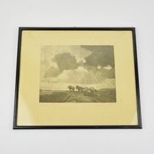 Original Radierung "Schwere