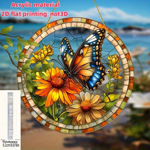 Schmetterling blumen - schmetterling, &