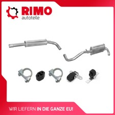 VW Lupo 1.4 TDi 1.7 SDi (1998-2005) Auspuffanlage Mittel+Endschalldämpfer