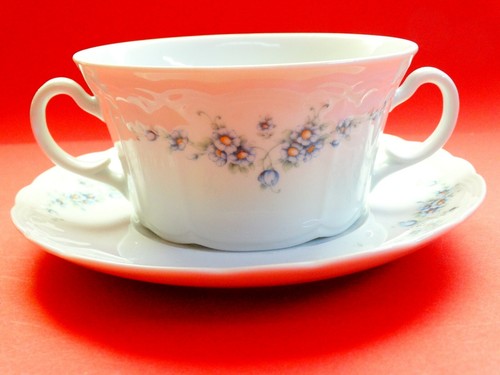 Suppentasse mit teller - mit,