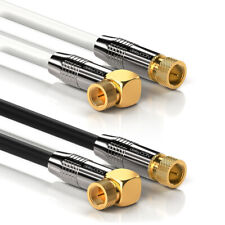 deleyCON TV Antennenkabel Koaxial Kabel SAT HDTV  gerade und gewinkelt 1m - 20m