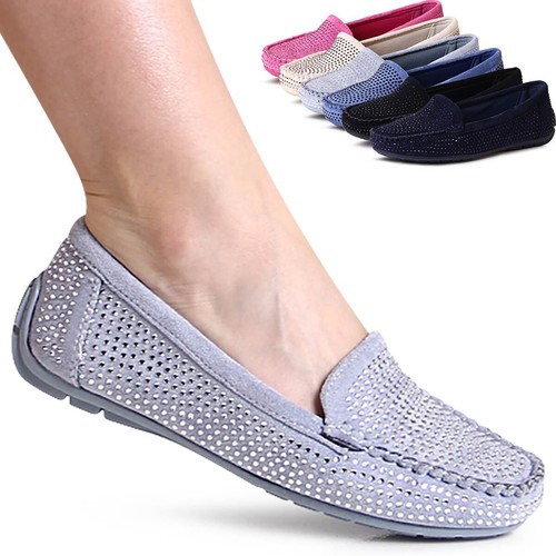 Damen glitzer mokassins - damen,