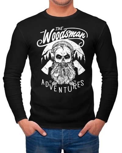 Herren longsleeve totenkopf - herren,