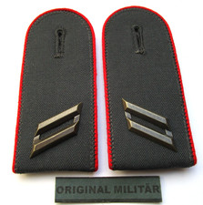 Schulterklappen HEMD  Obergefreiter Dienstgrad Rang Abzeichen Artillerie Truppe