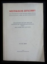 WESTFÄLISCHE  ZEITSCHRIFT -