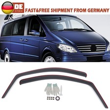 Windabweiser Regenabweiser Passend Für Mercedes Viano W639 2003 2004-2014 2-Tlg