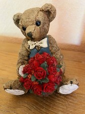 GILDE Teddy Rosen Teddybär /Rosenkavalier Blumen  Liebe Rosenstrauß Neu