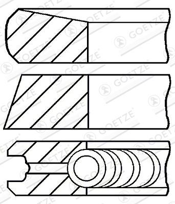 Goetze engine 373800 00 - engine, 08-373800-00