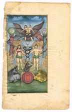 Indianer Astrologie Malerei