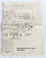DDR RFT Original Stromlaufplan