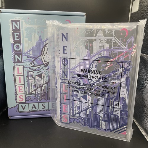 Neon lies vase fairyloot book - neon,