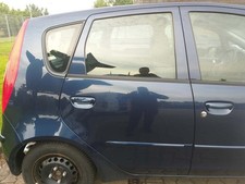 Mitsubishi Colt Z30 original Tür hinten rechts T43 Blau Rohbau Bj.2005 