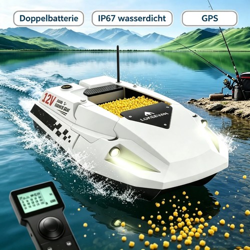 Doppelbatterie futterboot mit - doppelbatterie,