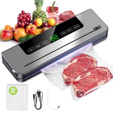 6 IN 1 Vakuumiergerät Vakuumierer Folienschweißgerät +20 Beutel Vakuummaschine