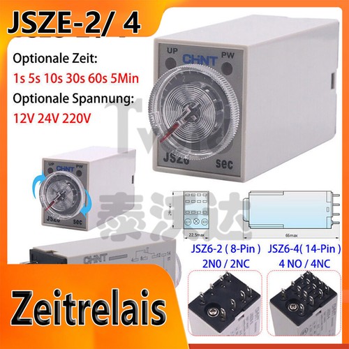 Zeitrelais 12v 24v 220v - zeitrelais,