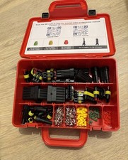 Superseal Crimpverbinder Set 1-6 Polig 12-24V Auto Boot Motorrad crimpen  