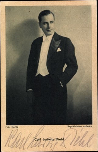 Schauspieler carl ludwig - ak,