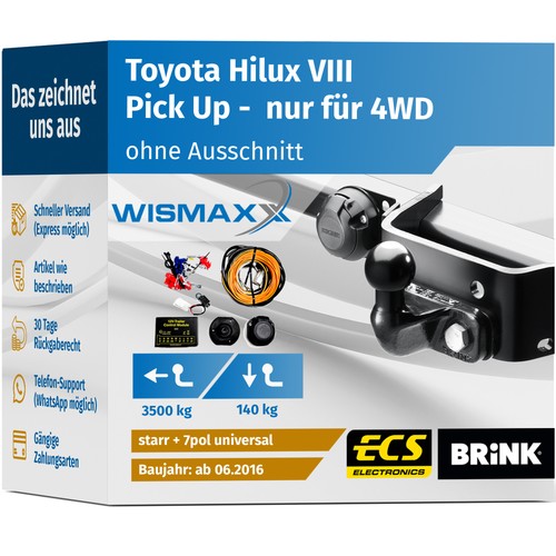 Anhängerkupplung für toyota - für,
