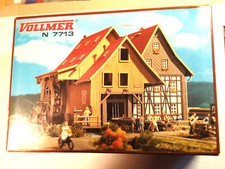 Vollmer 7713 Spur N -- Fachwerkhaus mit  " Tonbachmühle " fast NEU und OVP