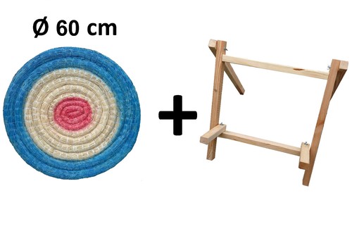 Runde strohzielscheibe 60 - runde,