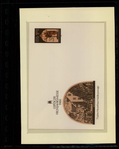 Ddr schmuckblatt 1988 - 1988, ga