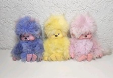 Monchichi Sekiguchi Devil 3er Set Wucky, Kicky Selten