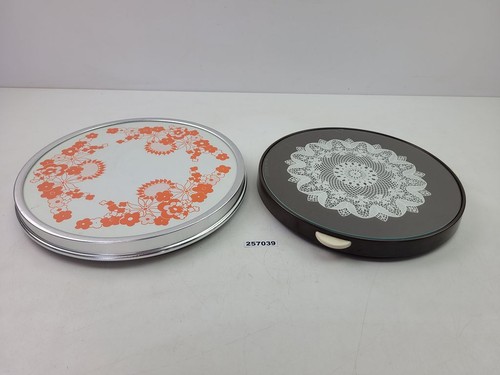 Tortenplatten ddr orange - 2x,