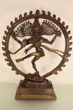 Grosse Alte Bronzefigur 41cm