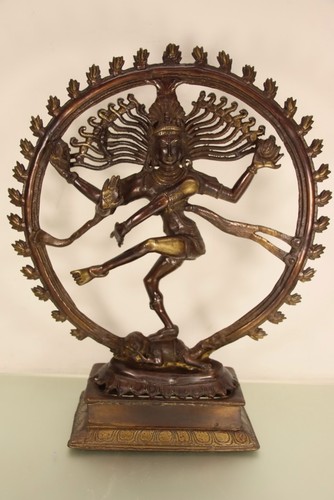 Grosse alte bronzefigur 41cm - grosse,