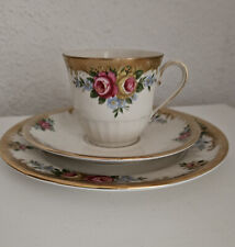 Winterling Kirchenlamitz Bavaria Kaffeegeschirr Goldrand Rosendekor 3-teilig