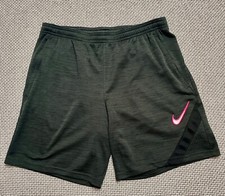 Fitness Short Hose Sport Pants „ Nike „ Gr. S anthrazid melange grau pink