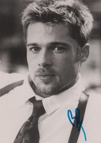 Brad pitt original autogramm - original,