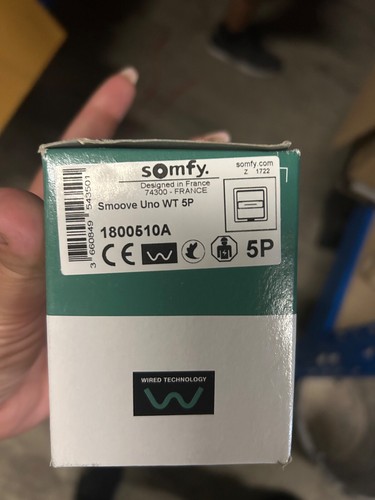 Somfy schalter smoove - uno, wt