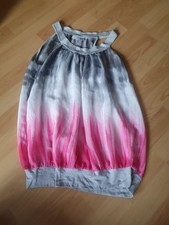 Durchsichte Bluse Top pink grau von lindex gr.S