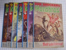 Macabros Konvolut 7 Bände, Dan Shocker, Horror-Romane Zauberkreis Verlag, Z 2