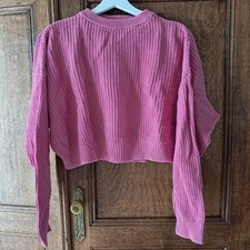 Oversize Strickpullover Rosa bauchfrei Primark Gr.34-38
